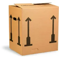 TransPak Umzugskarton Wellpappe L440xB340xH474mm zweiwellig braun
