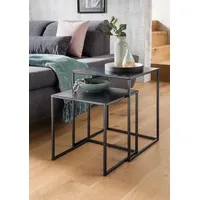 Paroli Beistelltisch (Set), 2 er Set, schwarz