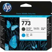 HP 773 Matte Black and Cyan Designjet Printhead (C1Q20A)