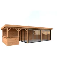 Palmako Lenna 8,76 x 3,00 m Braun