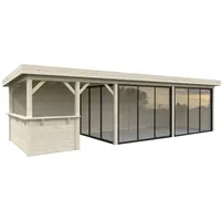 Palmako Carport/Pavillon Connect Lenna 24,9 m2 Set 419 Slide