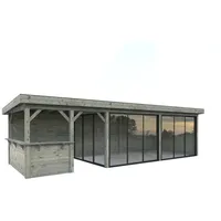 Palmako Carport/Pavillon Connect Lenna 24,9 m2 Set 419 Slide