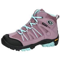 Brütting Mädchen Ohio High Trekkingsstiefel, Rosa Türkis, 34 EU