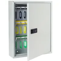 HMF 13642-07 Schlüsselschrank mit Zahlencode, Schlüsselkasten groß, 42 Haken