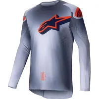 Alpinestars Supertech Lipan Trikot - Grau/Orange/Dunkelblau / XL