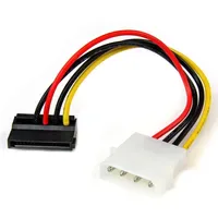 Startech StarTech.com 15cm 4-Pin Molex auf SATA Kabel links