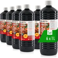 Höfer Chemie 6x 1 L FLAMBIOL® Grillanzünder flüssig