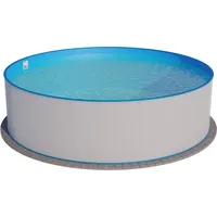 Planet Pool Stahlwandpool rund Exklusiv 420x150 cm, Stahl 0,8