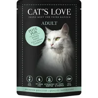 Cat's Love Adult Pute Pur mit Lachsöl & Katzengamander
