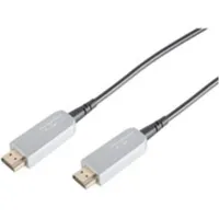 ShiverPeaks BASIC-S AOC-HDMI Kabel, 4K, schwarz/silber, 10 m HDMI