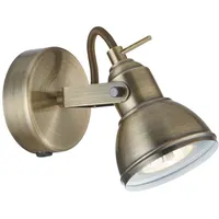 Searchlight Wandstrahler (Dimmbar) 9 cm bronze