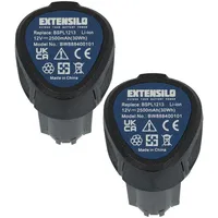 EXTENSILO 2x Akku Ersatz für Hendi 936795 für Küchengerät