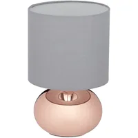 Relaxdays Tischlampe, mit Touch, HxD: 27,5 x 18 cm,