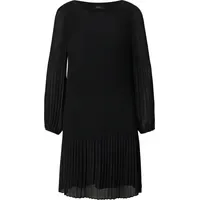 S.Oliver Plisseekleid Minikleid Schwarz 36