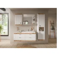 Xonox.home Laredo 4-tlg. Weiß/Eiche