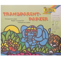 Folia Transparentpapier farbsortiert 42 g/qm 10 Blatt