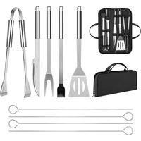 Luxuskollektion Grillbesteck Set 9 tlg. spülmaschinengeeignet
