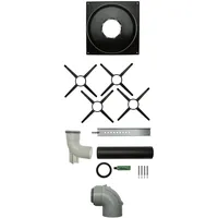 BROTJE Abgasleitungs-Set KAS 80/2 Kessel-Schacht DN 80/125 PPs/Al