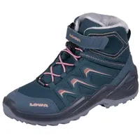 Lowa Maddox Warm GTX Mid Kinder Petrol/Rose 32