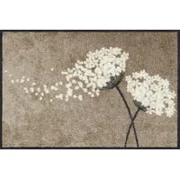 SALONLOEWE Fußmatte waschbar Wishfull Blossom Taupe B:75cm H:7mm L:120cm,
