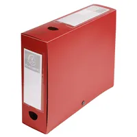 Exacompta 59835E Sammelbox OPAK 80mm mit Druckknopf aus blickdichtem