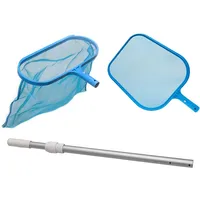 Powerhaus24 Kescher-Set grau Ø 3 cm bis 117 cm