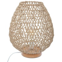 Atmosphera Geflochtene E27 Vintage Tischlampe 40w - Brown -