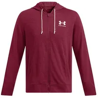 Under Armour Rival Terry Left Chest Reißverschlusspullover - Cardinal