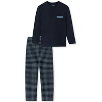 SCHIESSER Schlafanzug blau 58