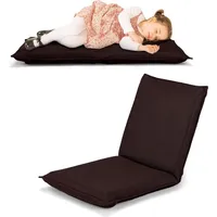 Goplus Klappbarer Bodenstuhl, Bodensessel mit 6-stufig Verstellbarer Rückenlehne, Bodensofa