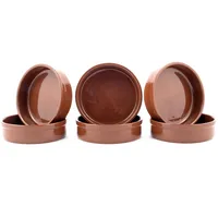 Hanseküche Tapas-Schalen Set Braun, Auflaufform, Cazuela Schalen, 200ml Volumen,