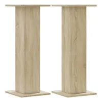 VidaXL Pflanzenständer 2 Stk. Sonoma-Eiche 30x30x80 cm Holzwerkstoff