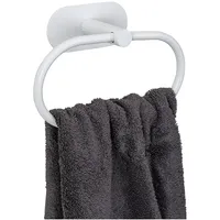 Wenko Turbo-Loc® Handtuchring Orea White matt, aus Edelstahl, Befestigen