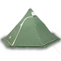 VidaXL Tipi-Campingzelt 5 Personen Grün Wasserdicht
