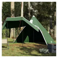 VidaXL Tipi-Campingzelt 5 Personen Grün