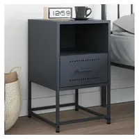 VidaXL Nachtschrank Anthrazit 36 x 39 x 60,5 cm