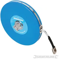 Silverline MT40 Glasfaserbandmaß 50 m