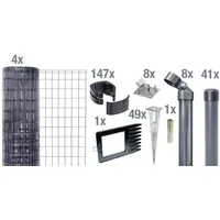 GAH Alberts Alberts Fix-Clip Pro mit Einschlaghülsen, 102 cm