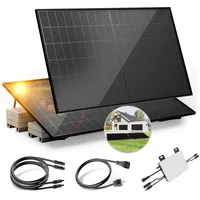 Solakon Balkonkraftwerk 900W 800W Solaranlage mit Gartenhalterung Steckerfertig Komplettset