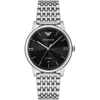 Emporio Armani Herren Analog Automatik Uhr mit Edelstahl Armband