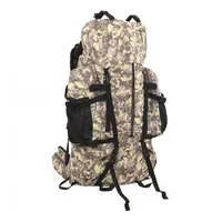 VidaXL Wanderrucksack 80 L Kamelbraun Tarnfarben