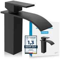 Bächlein Tamina Einhandmischer Matt Schwarz