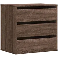 VidaXL Kommode Braun Eichen-Optik 60x41x58 cm Holzwerkstoff