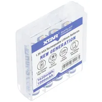 XTAR AAA 1,5V, 1620mWh, Aufladbar mit LED-Indikator, mit Aufbewahrungsbox