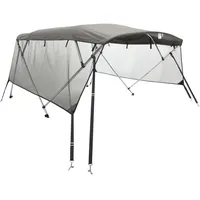 VidaXL 4-Bow Bimini-Top mit Mesh-Seitenteilen 243x(200-213)x137 cm