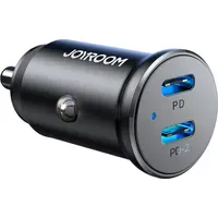 Joyroom JR-CCN06 30W 2x USB-C KFZ-Ladegerät Schwarz