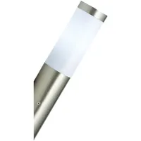Harms Import Wandleuchte Edelstahl Wandfackel für Außen Gartenleuchte Wandlampe
