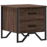 VidaXL Nachttisch Eichen-Optik 40x41x40 cm Holzwerkstoff