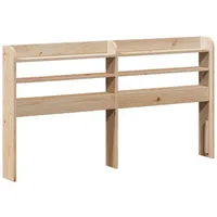 VidaXL Kopfteil mit Ablagen 160 cm Massivholz Kiefer