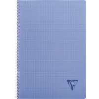 Clairefontaine 328125C - Spiralbuch Linicolor Notizblock DIN A4 kariert,